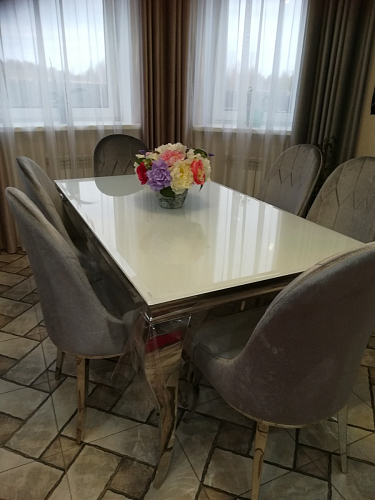 Стул на металлокаркасе Gustav black / chrome фото покупателя 2