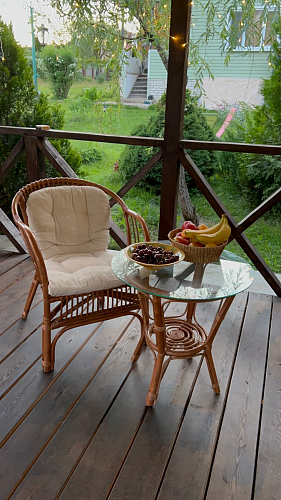 Кофейный комплект из ротанга New Bogota/Нью Богота коричневый кокос фото покупателя 11