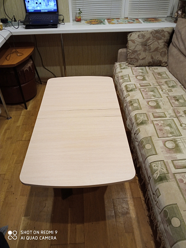 Стол-книжка СтК6 венге / дуб молочный высота 54 см фото покупателя 10