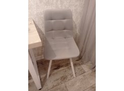 Стул на металлокаркасе Чилли светло-серый / черный фото покупателя 17