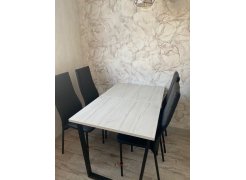 Стол Лота Лофт 120 25 мм сабия / черный матовый фото покупателя 789