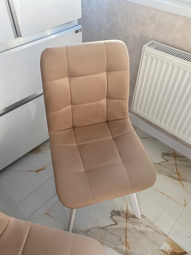 Стул на металлокаркасе Чилли К кирпичный / черный фото покупателя 550