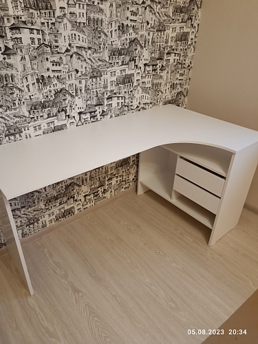 Стол письменный СПм-25 правый венге фото покупателя 24