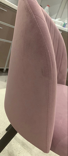 Стул на металлокаркасе Gabi 1 light purple / black фото покупателя 173