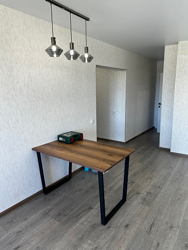 Стол раскладной Лота Лофт 120 25 мм юта / черный матовый фото покупателя 251