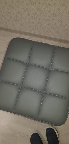 Барный стул Лофт ткань канди грей / черный матовый фото покупателя 219