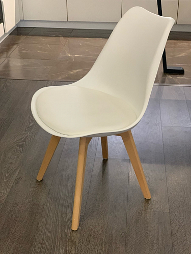 Деревянный стул Bonuss темно-серый / черное сидение / черный фото покупателя 85