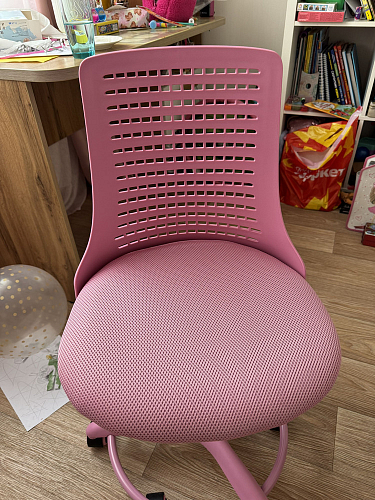 Компьютерное кресло Kiddy салатовое ткань (сетка) фото покупателя 11