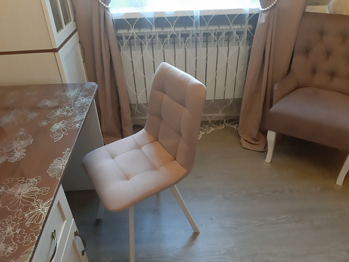 Стул на металлокаркасе Чилли бирюзовый / черный фото покупателя 1447