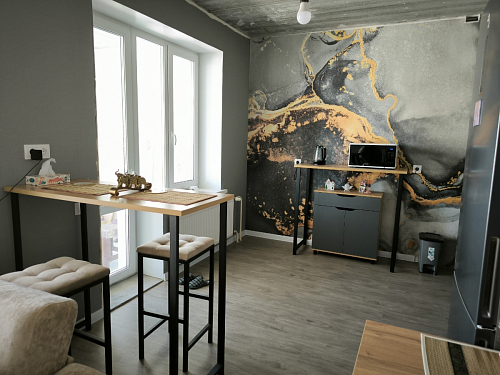 Барная стойка Дилан Лофт 120х50х90 бетон фото покупателя 82