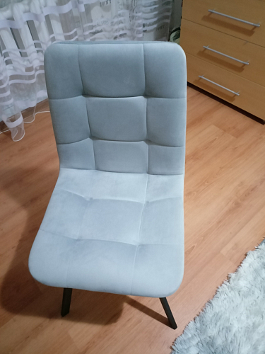 Стул на металлокаркасе Чилли синий / белый фото покупателя 1190