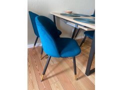 Стул на металлокаркасе Gabi 1 light purple / black фото покупателя 357