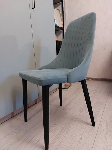 Стул на металлокаркасе Kora gray / black фото покупателя 106