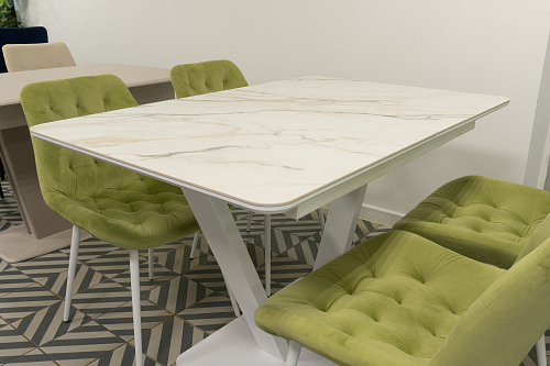 Стол на тумбе Бугун обсидиан / черный из шоурума 5