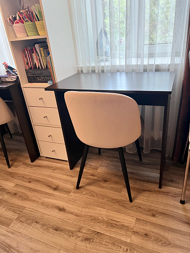 Стул на металлокаркасе Gabi latte / gold / black фото покупателя 459