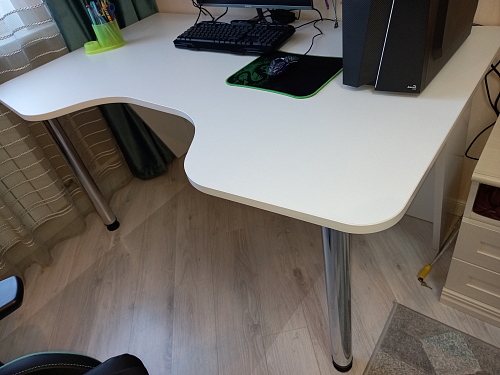 Компьютерный стол КСТ-116 белый фото покупателя 23