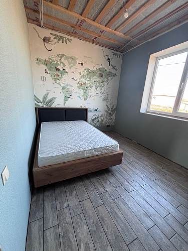 Двуспальная кровать Клауд 160х200 парящая дуб крафт золотой / антрацит фото покупателя 392