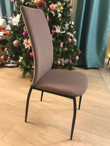 Стул на металлокаркасе Tod light blue / yellow / black фото покупателя 43