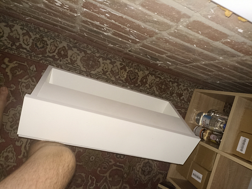 Откидной стол навесной СО1 дуб молочный фото покупателя 15