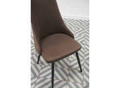 Стул на металлокаркасе Нараян velutto 49 / черный из шоурума 3