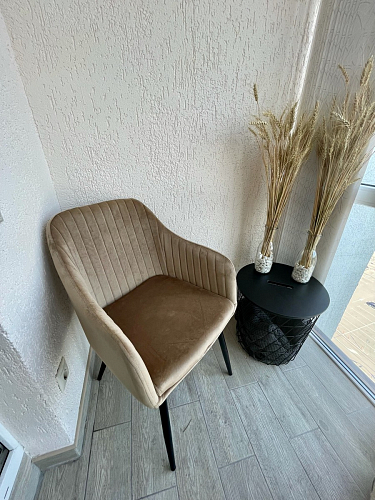 Стул на металлокаркасе Slam тёмно-серый фото покупателя 10