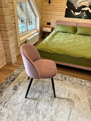 Стул на металлокаркасе Gabi 1 dark gray / black фото покупателя 183