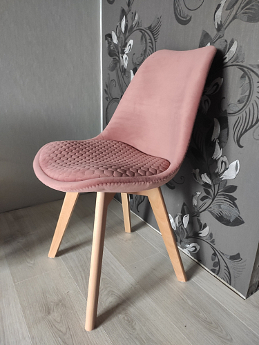 Деревянный стул Bonuss light gray / wood фото покупателя 71