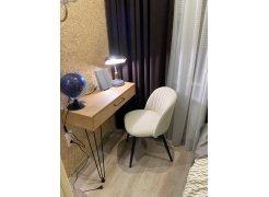 Стул на металлокаркасе Gabi 1 gray / black фото покупателя 218