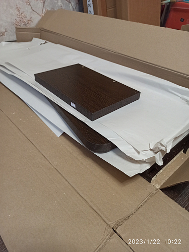 Письменный стол Жаспера-132-130 В левый венге фото покупателя 1