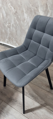 Стул на металлокаркасе Челси бирюзовый / черный фото покупателя 243