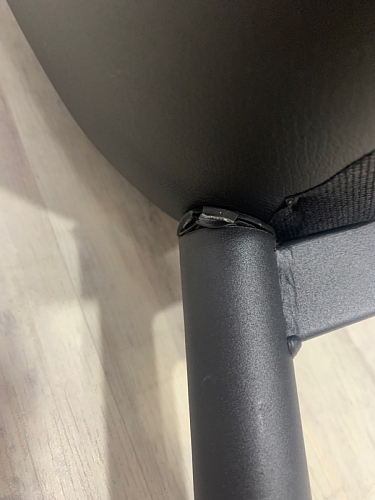 Стул на металлокаркасе Seda 1 latte / black / gold фото покупателя 60