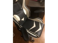 Компьютерное кресло Racer черное / голубое фото покупателя 188