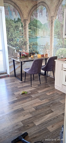 Стол Лота Лофт 120 25 мм сабия / белый матовый фото покупателя 851