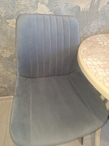 Стул на металлокаркасе Седа К латте / черный фото покупателя 65