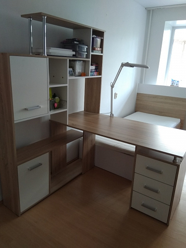 Компьютерный стол КС15 левый дуб сонома фото покупателя 27