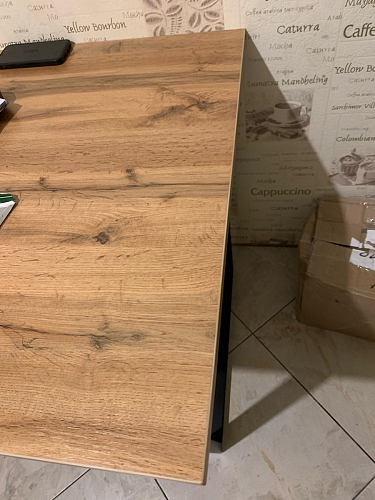 Деревянный стол Лота Лофт 120x75 дуб крафт табачный / черный матовый фото покупателя 878