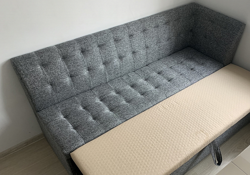 Кухонный диван Бриз правый рогожка berat ментоловая фото покупателя 7