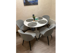 Стул на металлокаркасе Gabi gray / black фото покупателя 5