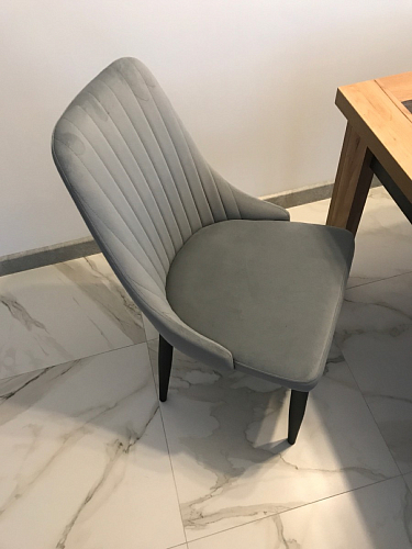 Стул на металлокаркасе Kora light blue / white фото покупателя 132