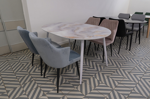 Стул на металлокаркасе Velen light purple из шоурума 4