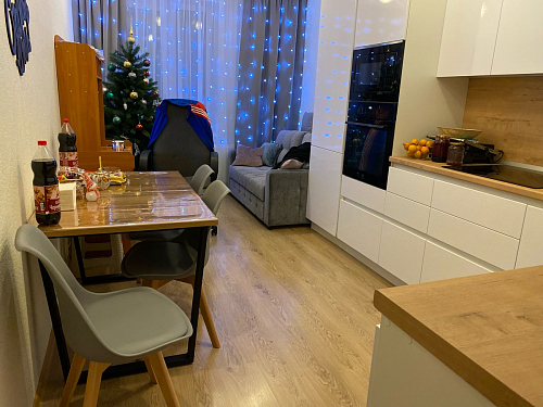 Деревянный стол Лота Лофт 140х80 дуб крафт табачный / черный матовый фото покупателя 33