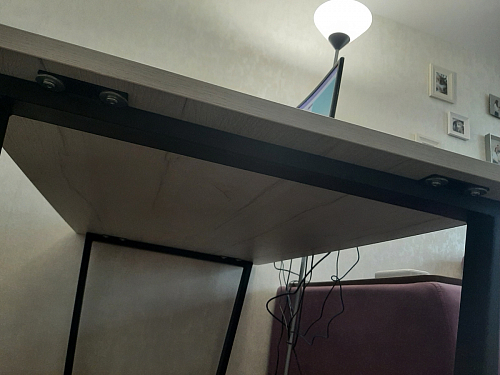 Деревянный стол Лота Лофт 120x75 дуб крафт табачный / черный матовый фото покупателя 517