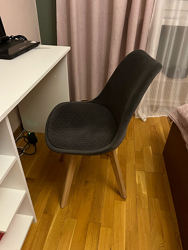 Деревянный стул Bonuss dark gray фото покупателя 90