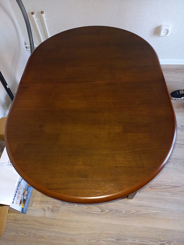 Стол раскладной Lugano butter white фото покупателя 5