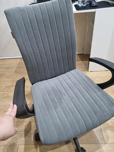 Компьютерное кресло Spark флок бежевый 7 фото покупателя 7