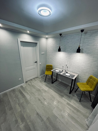 Стул на металлокаркасе Чилли К черный / зеленый фото покупателя 314