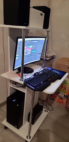 Компьютерный стол КСТ-12 венге фото покупателя 1