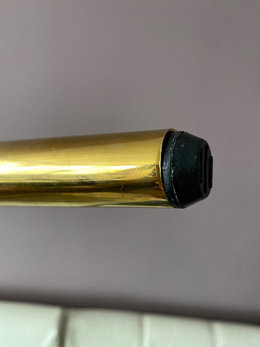 Стул на металлокаркасе Gabi 1 light purple / black / gold фото покупателя 295