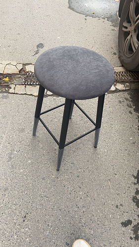 Полубарный стул Гангток катания дасти блю / черный матовый фото покупателя 7