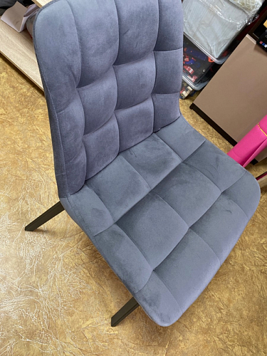 Стул на металлокаркасе Челси К крутящийся бирюзовый / черный фото покупателя 194